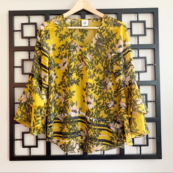 CAbi Tops - CABI Spring Scene Floral Blouse 2019 Spring